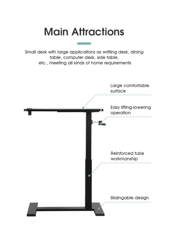 Ergonomic height adjustment Side Table from China supplier -Vakadesk