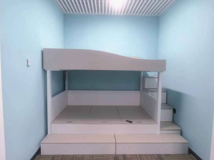 Elevate loft bed with tatami& storage -Vakadesk -China Smart home furniture factory
