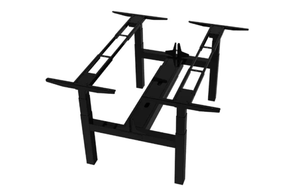 Back-to-back electric standing desk workstation 03 -Vakadesk