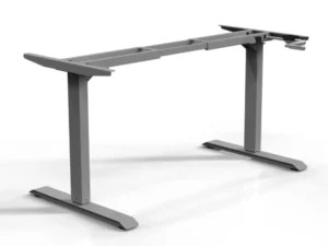 Manual hand-rank height adjustable desk frame -Vakadesk 3 (2)