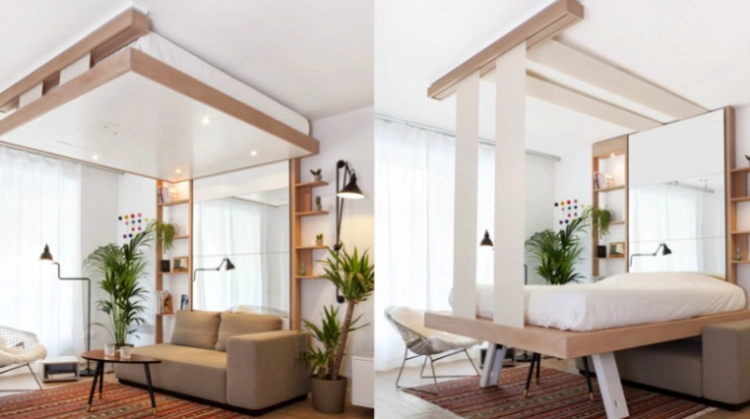 Is a retractable ceiling bed a good idea