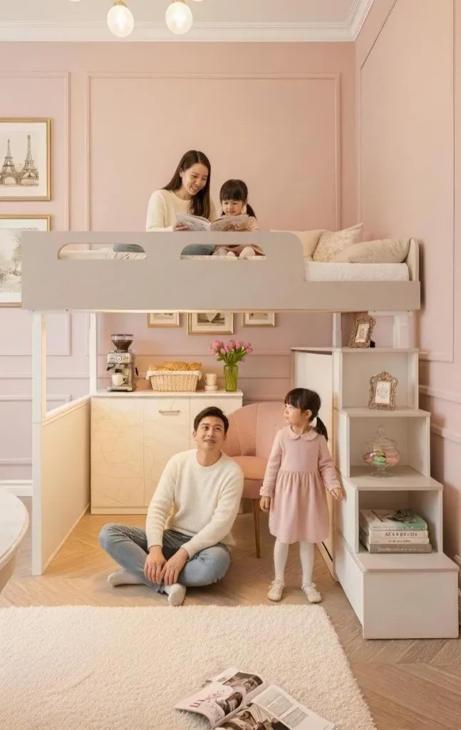 Volex electric height adjustable loft bed from height adjustable bed manufacturer Vaka China (1)