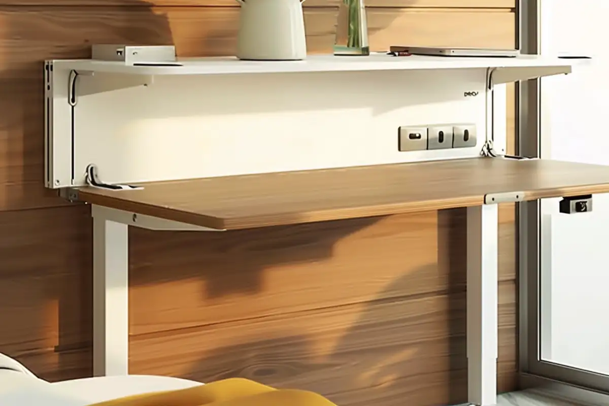 2-leg wall mounted standing desk from Vaka China factory