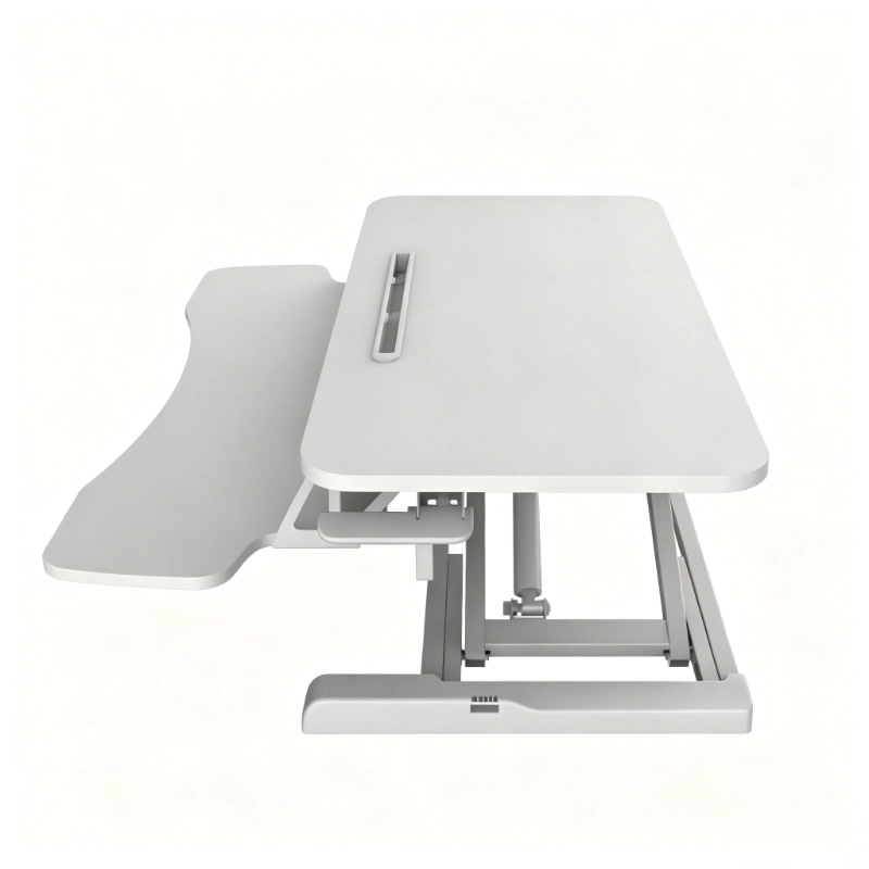 Gas spring height adjustable standing desk converter by Vaka Intelligent Furniture China supplier