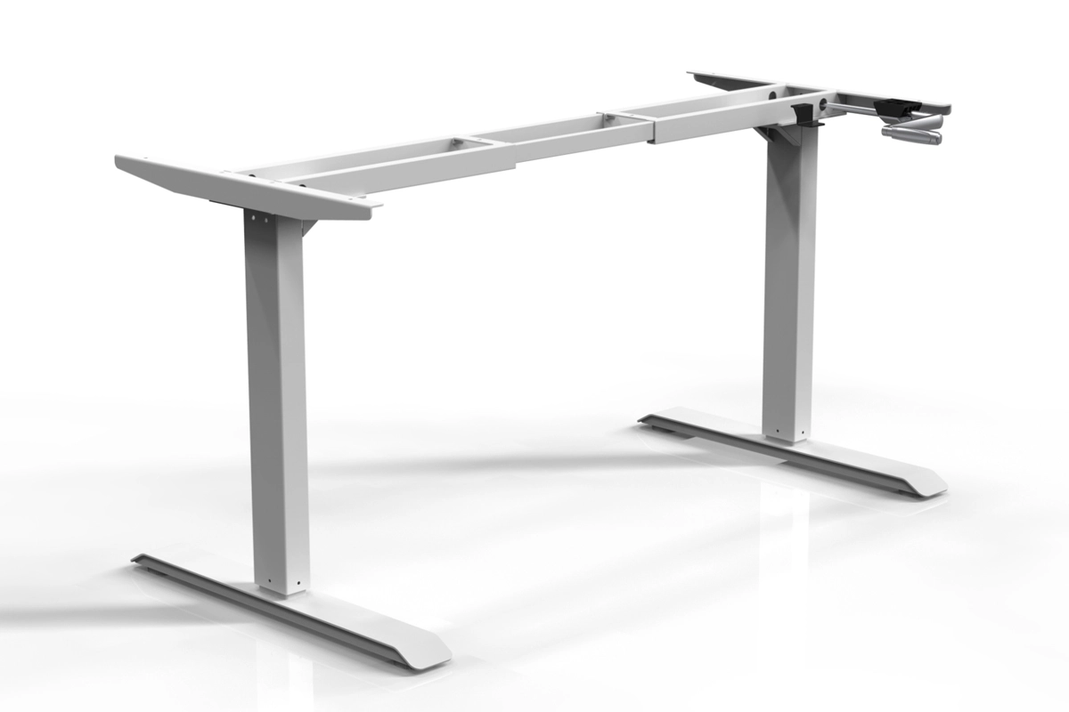 Manual hand-crank standing desk frame -Vakadesk 2 (3)
