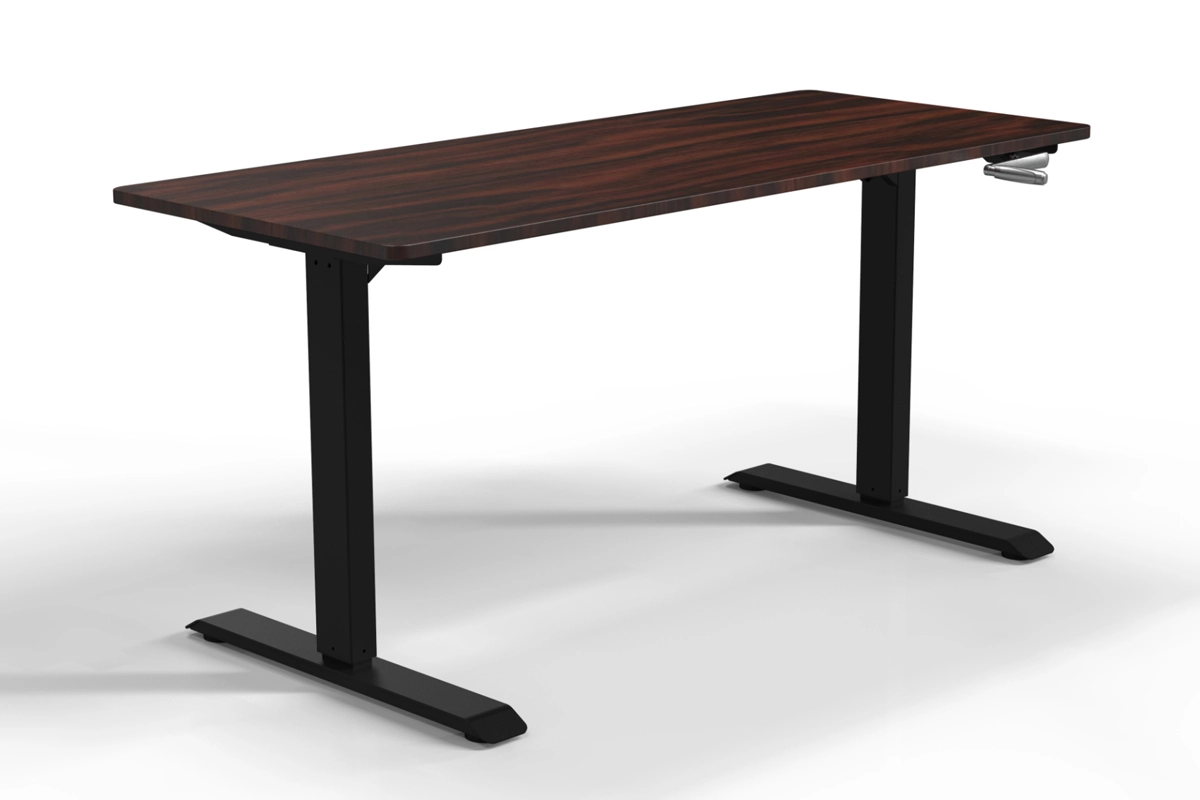 Manual hand-crank height adjustable desk frame -Vakadesk 4 (2)