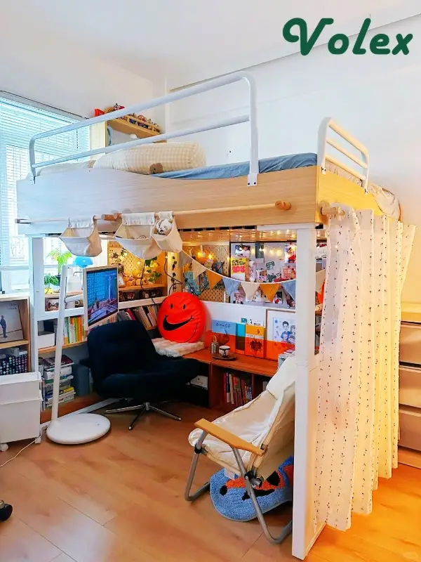 Volex Electric loft bed frame B01 with cozy paradise from China factory Vaka Intelligent Furniture