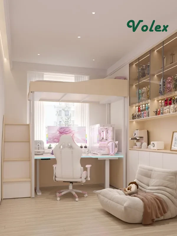 Volex electric adjustable bed loft from direct China factory Vaka Intelligent Furniture(2) (1)