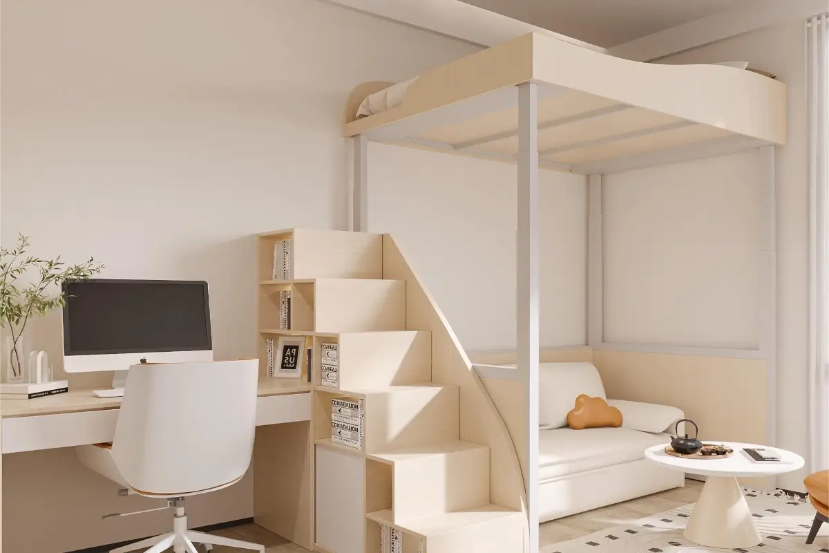 Volex electric height adjustable bed loft by China factory Vaka Intelligent Furniture 4