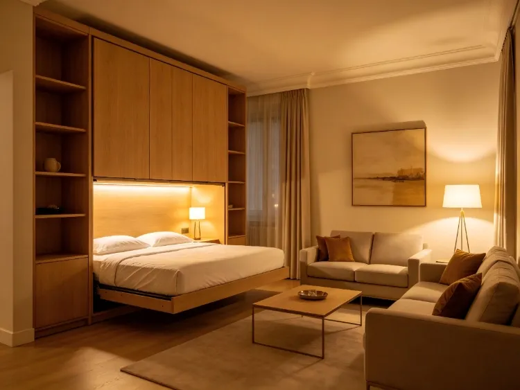 Height adjustable loft bed vs Murphy bed - Space-saving solutions (1)